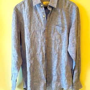 Linen button-down shirt